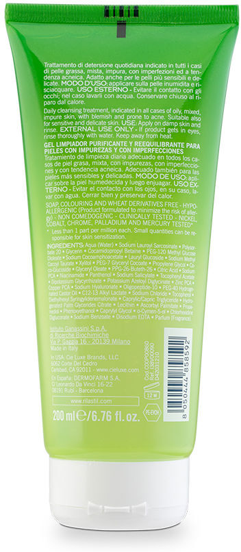Rilastil Acnestil gel limpiador purificante 200 ml