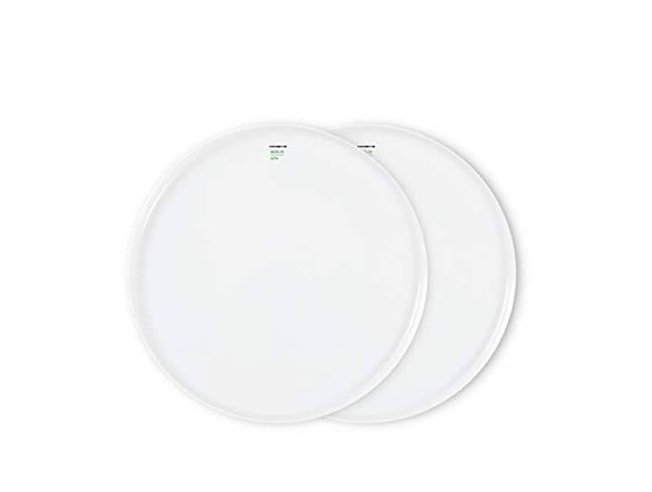 KPM Berlin LAB Teller, Porzellan-Teller im 2er-Set, weiß, Ø 19 cm Handgefertigte Speiseteller in modernem Design aus Berlin, mikrowellen- & spülmaschinengeeignet, Duo Set im Geschenkkarton