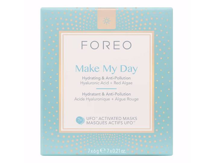 Foreo UFO™ Mask Make My Day x 7 FOREO UFO Make My Day – Gesichtsreinigungsgerät/Hautpflege – türkis