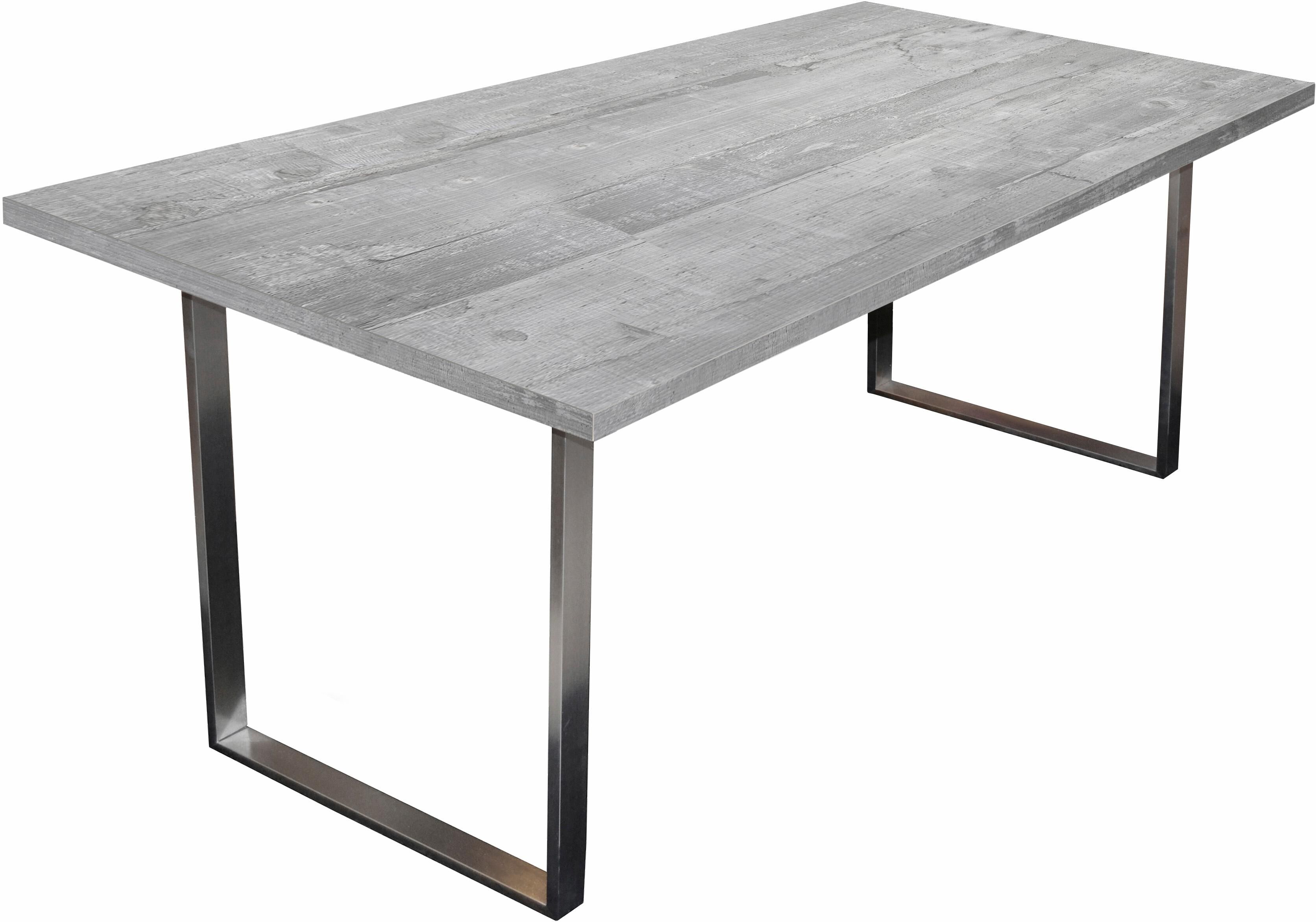 Esstisch MÄUSBACHER, grau (betonoptik), B:200cm H:76cm T:100cm, Tische, Esstisch, in verschiedenen Größen