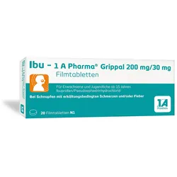 IBU-1A Pharma Grippal 200 mg/30 mg Filmtabletten 20 St