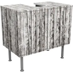 WASCHBECKENUNTERSCHRANK Malerischer Birkenwald 60/55/35 cm