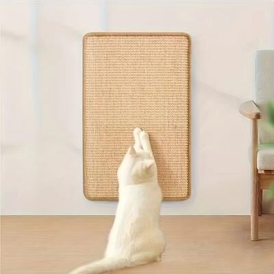 Inspired Finds Sturdy Thick Cat Scratch Board   Sofa & Furniture Protector For Exercise, Relaxation & Claw Relief yellow