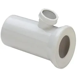 Viega, Zubehör Sanitärinstallation, GmbH & Co.KG WC-Anschlusstutzen mit zusätzlichen Anschluss weiss