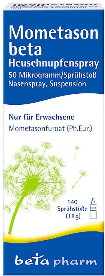 Mometason beta Heuschnupfenspray 50[my]g/sp.140 Sp