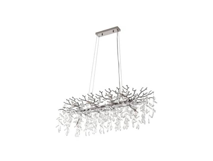 Lucande Suspension Bellora à intensité variable (Moderne) en Argent Cristal e. a. pour Salon & Salle manger (à 10 lampes\, G9) cristal suspension lampe