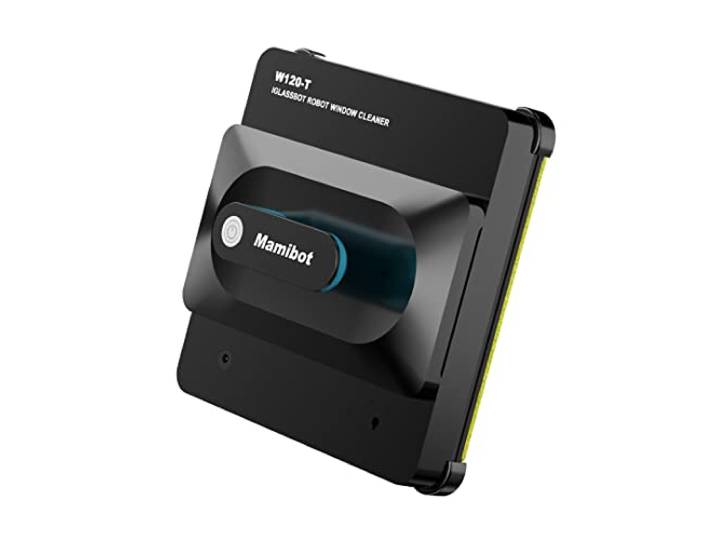 Mamibot W120-T Robotics Robot Vitres\, Nettoyeur de Vitres Automatique\, Robot Nettoyant Vitres\, Nettoyage Flexible et Sûr\, Télécommande\, Contrôle APP (Noir)