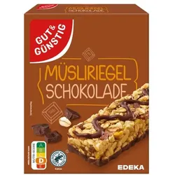 Gut & Günstig Müsliriegel »Schokolade« 8 Stück 200g braun