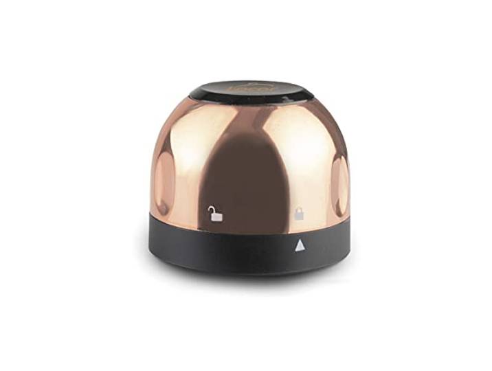 Lacor 63055 deksel, champagne-verzegeling, behoudt smaak en aroma, houdt luchtbellen, draaislot, koper, ABS, koper