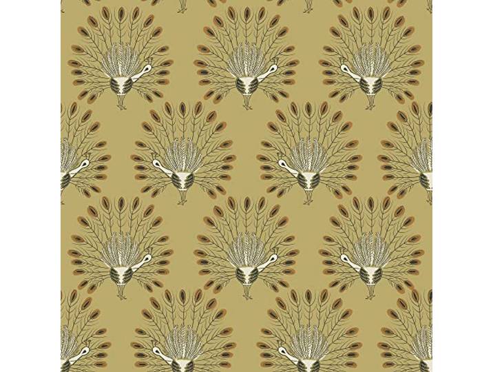 Superfresco Easy Papier peint intissé Paons Vintage 1005x52cm Ocre