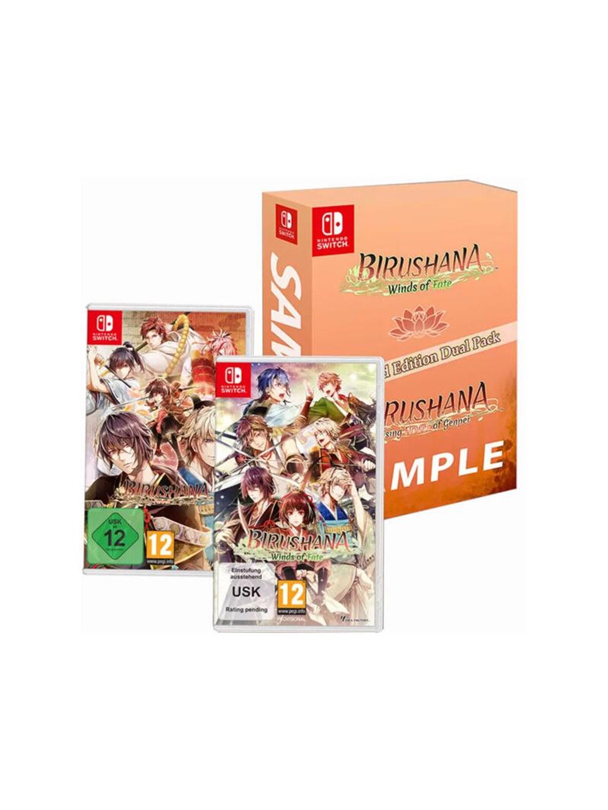Birushana: Rising Flower of Genpei + Winds of Fate - Nintendo Switch - Abenteuer - PEGI 12