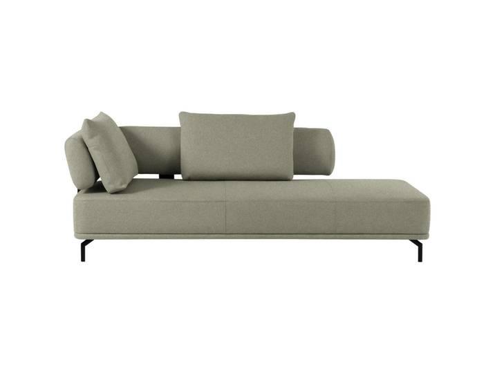 Dieter Knoll Récamiere Palio, Grün, Metall, 227x89x101 cm, Fußauswahl, Lederauswahl, Stoffauswahl, Hocker erhältlich, Rücken echt, Wohnzimmer, Sofas & Couches, Sofas, Recamieren