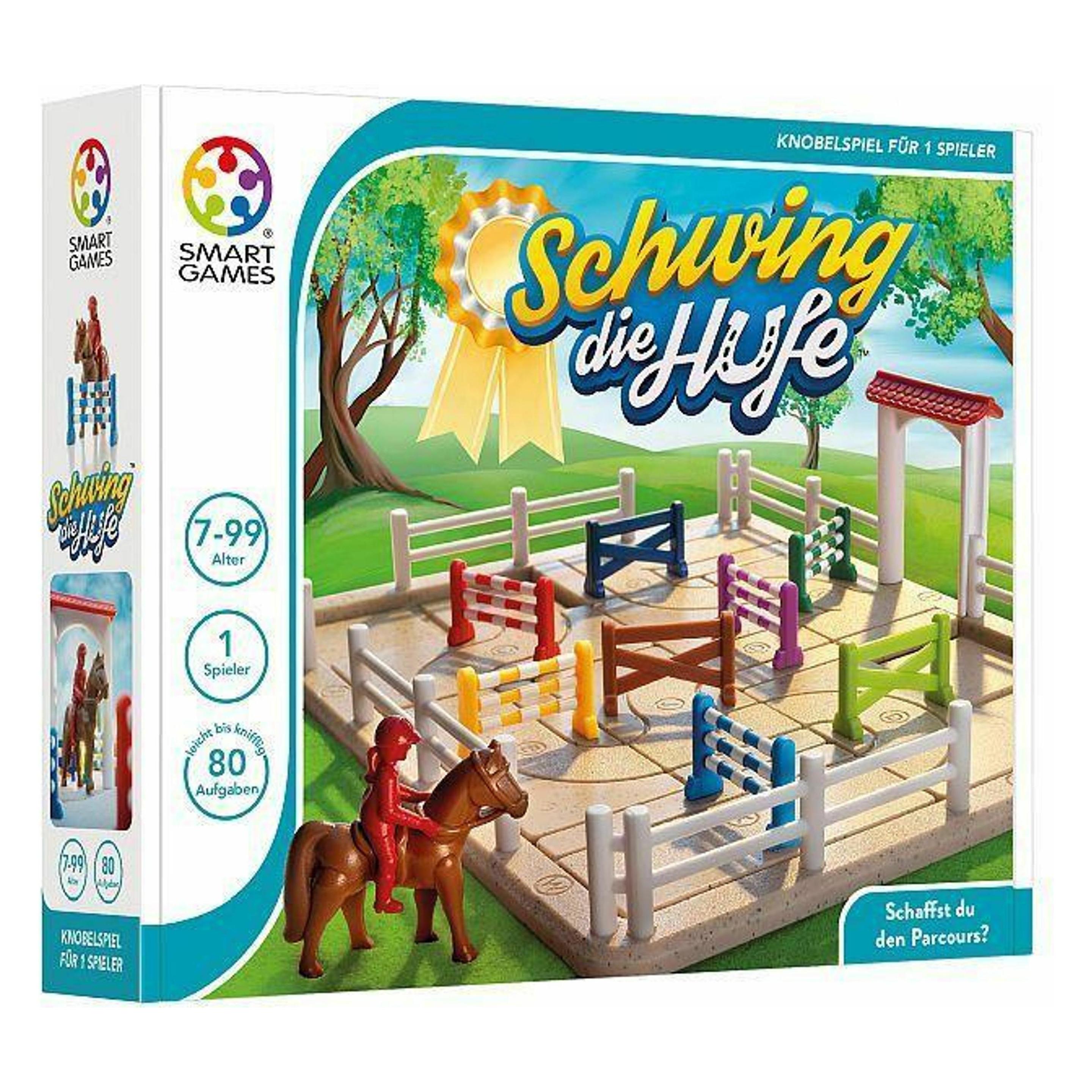 Smart Games Schwing die Hufe (Dänisch, Deutsch, Finnisch, Französisch, Italienisch, Niederländisch, Norwegisch, Portugiesisch, Schwedisch, Spanisch, 1 Spieler) (SG097DE)