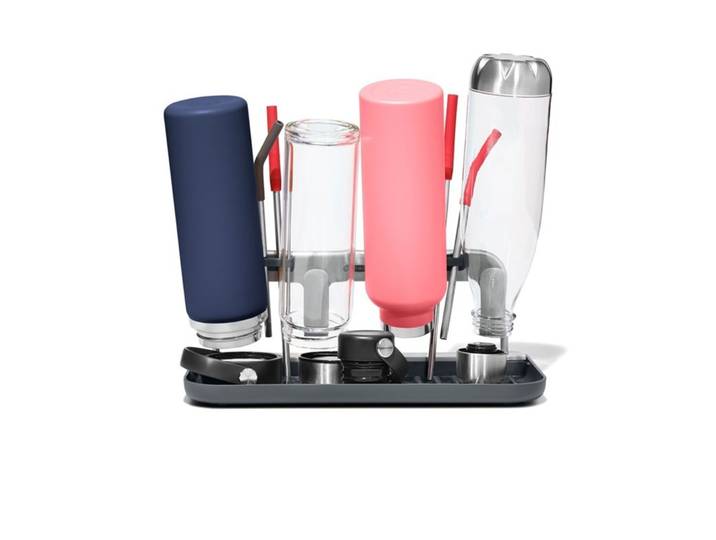 OXO Abtropfgitter Good Grips grau Aluminium/Kunststoff B 16 cm - Abtropfgitter