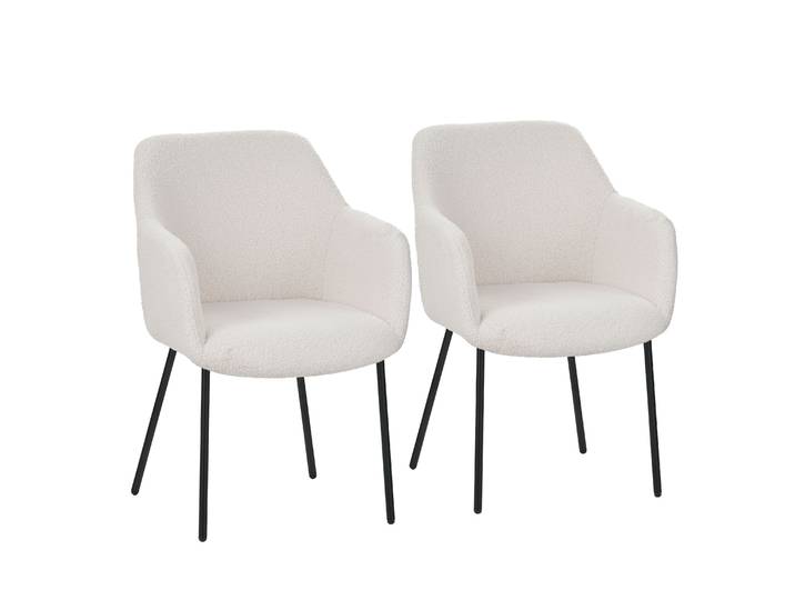 Esszimmerstuhl TEDIS 2er Set beige