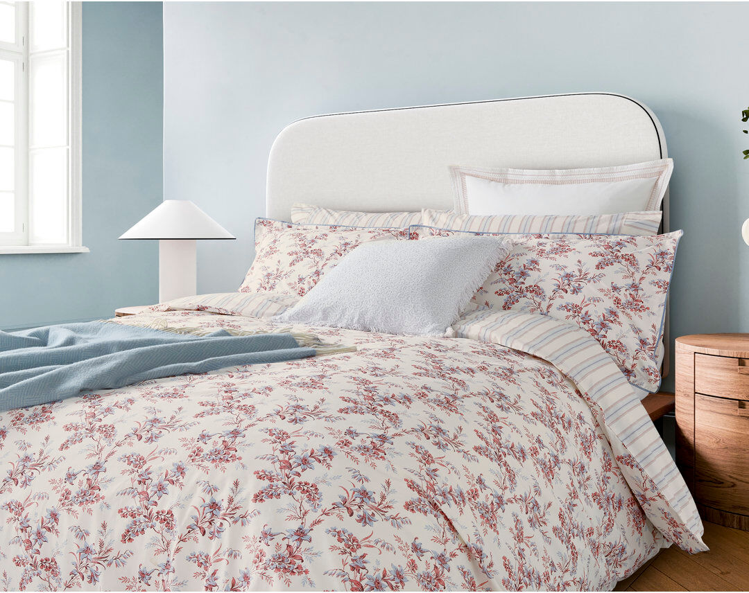 Bedeck of Belfast Rosanna Cotton Duvet Cover Set Double Duvet Cover + 2 Pillowcases