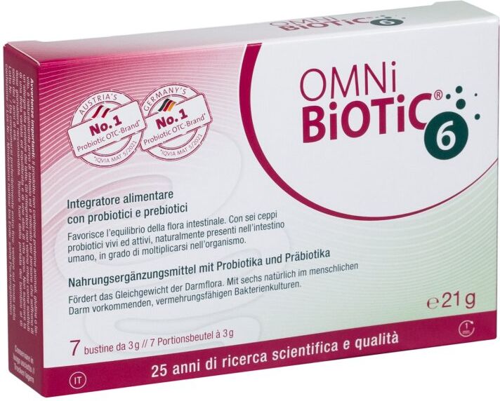 INSTITUT ALLERGOSAN GmbH OMNi-BiOTiC 6, 7 Bustine da 3 g