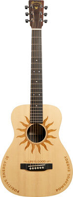 Martin Guitar LX2 Life is Good Natural Natur