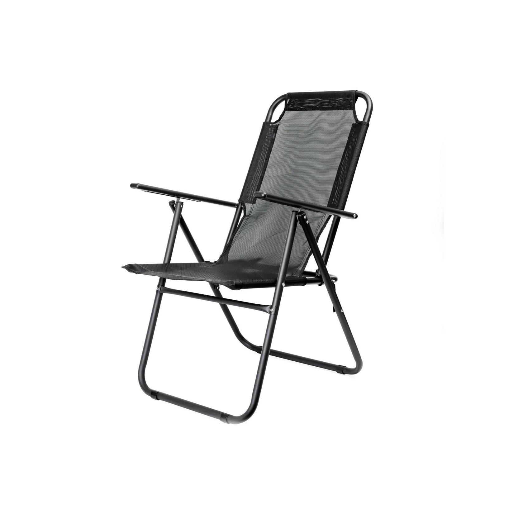 Platinet Klappbarer Campingstuhl für Outdoor und Wohnmobil