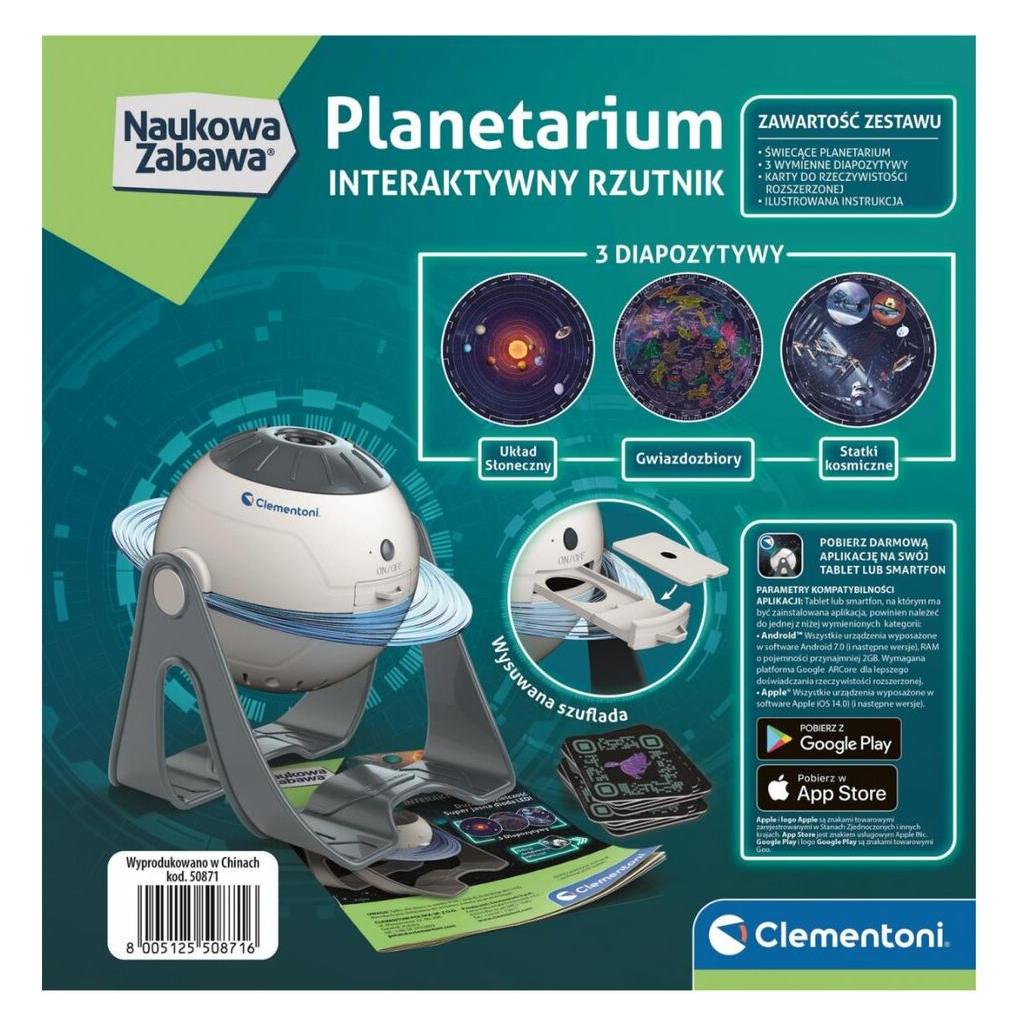 Clementoni Wissenschaftlicher Spass. Interaktiver Projektor. Planetarium 50871 (235070)