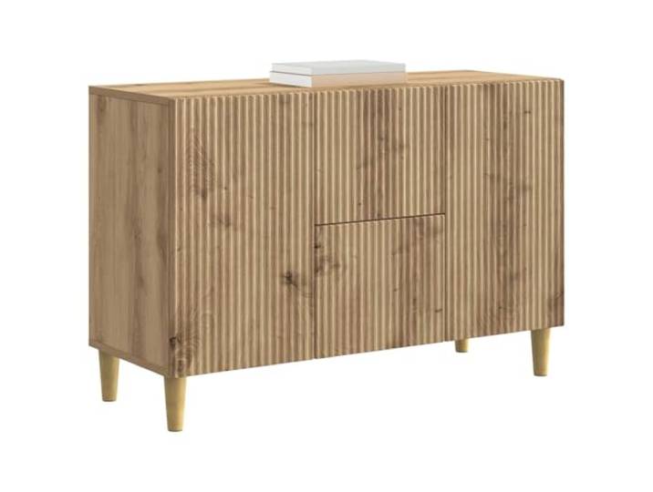 KTHLBRH Sideboard Eiche Handwerk 89 x 34,5 x 60 cm Modernes Vintage Design Holztechnik Wohnzimmer rechteckig