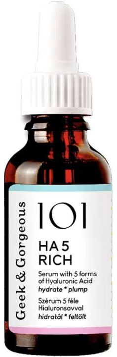 Geek & Gorgeous 101 Ha 5 Rich Sérum 30ml