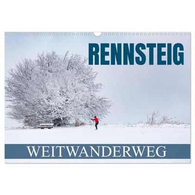 Rennsteig - Weitwanderweg (Wandkalender 2026 DIN A3 quer), CALVENDO Monatskalender