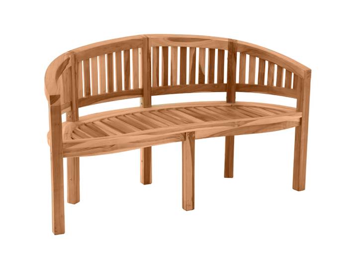 Gartenbank Veit natur Teak B 150 T 61 H 87 cm