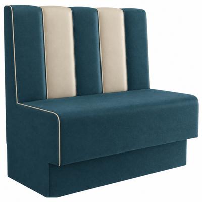 RIVOR Möbel Dinerbank Chicago 03 160 cm Samt Avelina Blau 9491