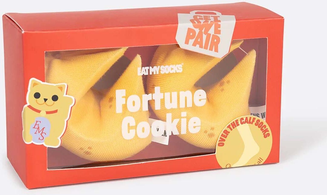 Eat My Socks Fortune Cookie Strumpor
