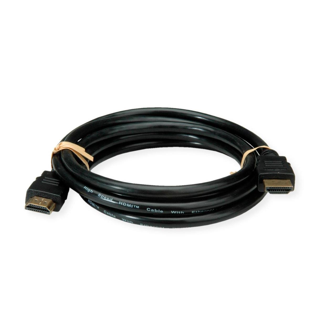 Roline HDMI Ultra HD mit Ethernet Kabel (2 m) (11.45.5902)