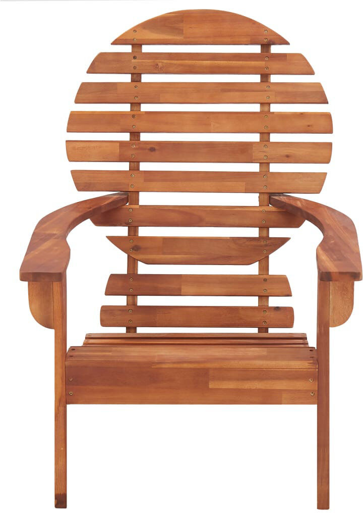 Dakota Fields Tehya Acacia Outdoor Adirondack Chair Brown 89cm H X 69cm W X 96cm D