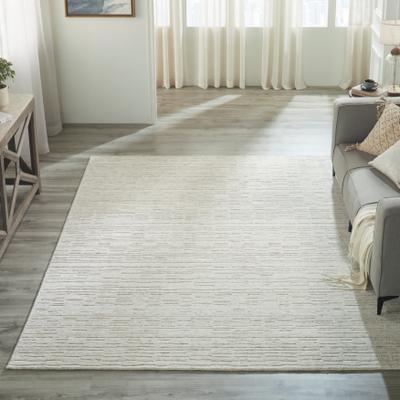 KALATY Minimalist Solid Wool Area Rug