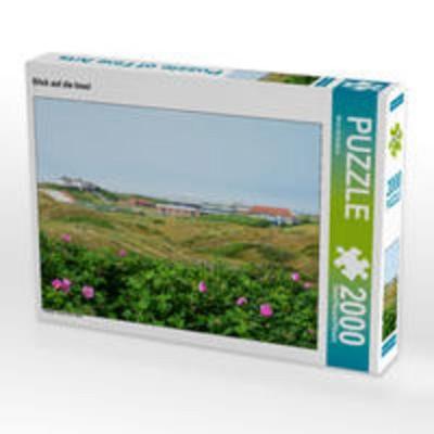 CALVENDO Puzzle Blick auf die Insel 2000 Teile Puzzle quer | 2000 Teile Lege-Größe 90 × 67 cm Foto-Puzzle für glückliche Stunden