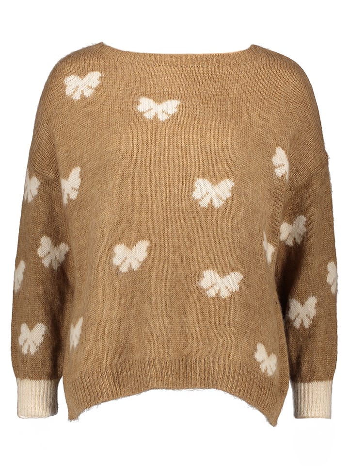 miss goodlife Pullover in Hellbraun - M