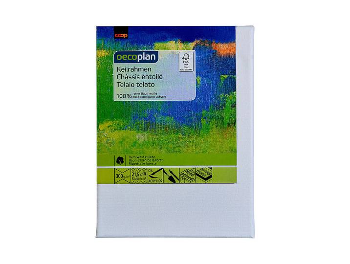 Oecoplan Keilrahmen Weiss 24 × 18 cm