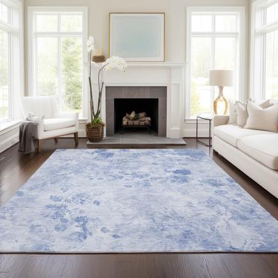 Addison Rugs Machine Washable Indoor/ Outdoor Chantille Vanishing Floral Rug
