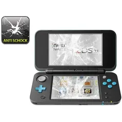 2x Panzerfolie für Nintendo New 2DS XL ANTI-SCHOCK Displayschutzfolie MATT