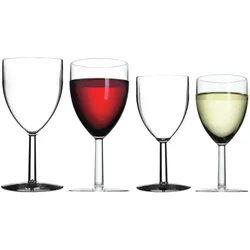 KUNSTSTOFF-WEINGLÄSER Outdoor transparent 4er Set