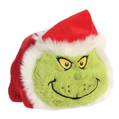 Aurora 15294 - Spudsters Weihnachtsmann Grinch, Plüschtier, ca.25 cm, Dr. Seuss