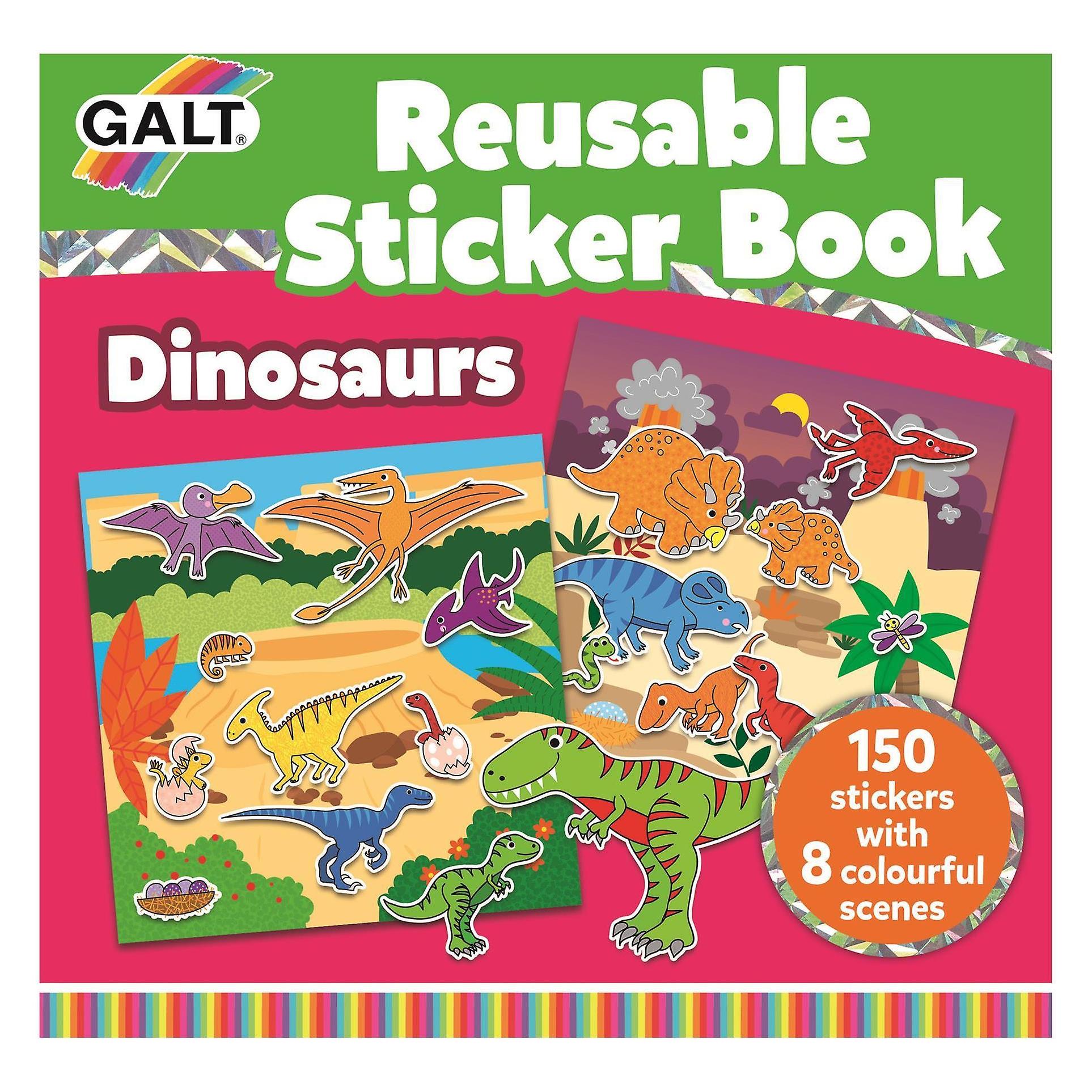 Tinka Magic Galt - Reusable Sticker Book - Dinosaurs (55-1005101) (150 Sticker) (55-1005101)
