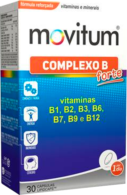 Movitum Complex B Forte 30 cápsulas