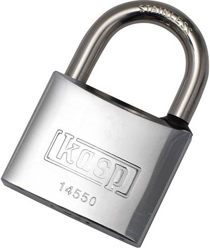 Kasp K14550D Vorhängeschloss 50mm verschieden schließend Edelstahl Schlüsselschloss