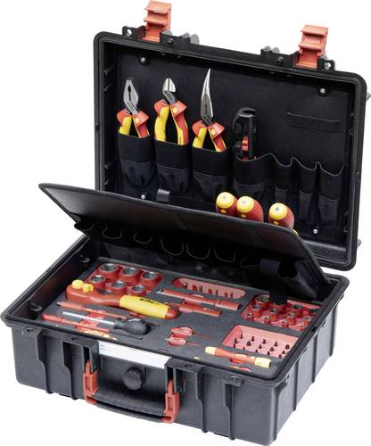 Wiha Set L Mechatronik 62tlg 45833 Elektriker, Handwerker, Lehrlinge, Profi, VDE Werkzeugkoffer bestückt 62teilig (B x H x T) 457