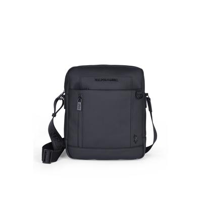 Umhängetasche U.S. POLO ASSN. "NEW CAMBRIDGE MEDIUM CROSSBODY BAG Unisex", Damen, Gr. B/H/T: 17cm x 43cm x 17cm onesize, schwarz, Polyester, Taschen Umhängetasche, Umhängtasche unisex, Crossbody Bag, Festival, Konzert, Outdoor, Sale
