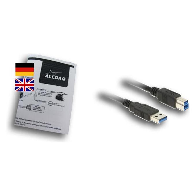 Allnet ALLDAQ ADQ-USB 3.0-ISO / USB 3.0 SuperSpeed-Isolator bis 1kV, ext. Versorgung: 5VDC (ADQ-USB 3.0-ISO)