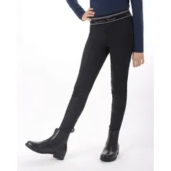 QHP Reithose Reitlegging Junior Kinder Eden Full Grip schwarz, QHP_19_Gr.: 116
