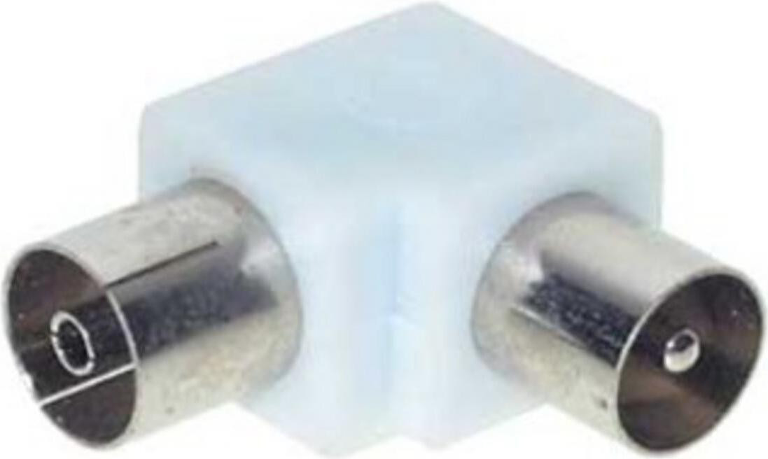 S/CONN Coaxiale hoekadapter mannelijke connector naar vrouwelijke koppeling 83420 van Shiverpeaks