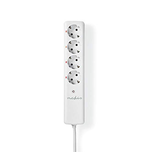 Nedis RF-stekker - 433 MHz - 3680 W - Randaarde stekker Type F CEE 7/7 - Wit