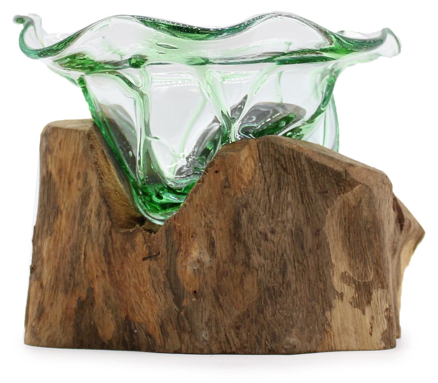 Ancient Wisdom luxe houten schaal voor snoep en decoratie